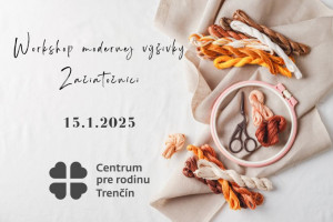 Workshop modernej výšivky - začiatočníci